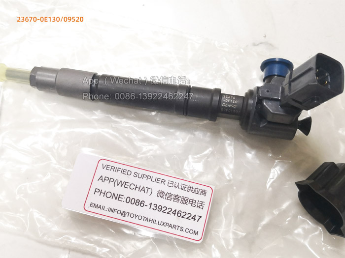 23670-0E130,Toyota Hilux 2GD Fuel Injectors,23670-09520
